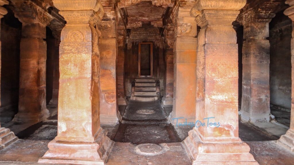 badami cave 2 1 - TwinsOnToes Badami cave temple 2