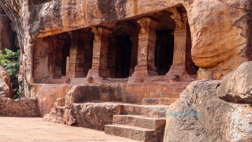 badami cave temple 4 1 - TwinsOnToes Badami cave temple 4