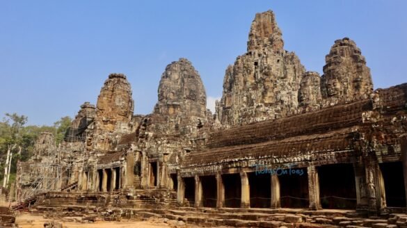 Bayon temple backside view