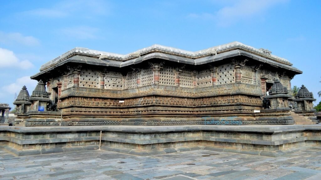 Belur Channakesava temple full view, Karnataka