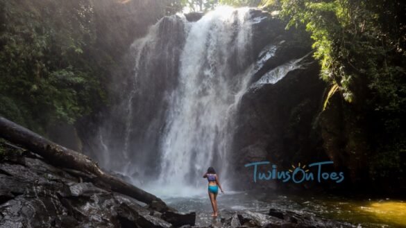 Duvil Waterfall - stunning waterfall in Lankagama, Sinharaja rain forest