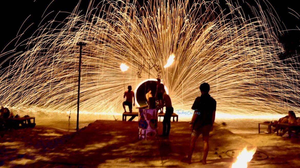 Fire show at Koh Phi Phi Island, Thailand