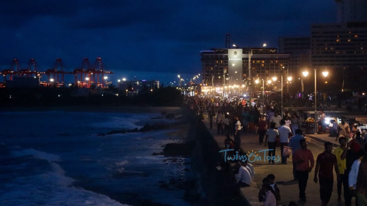 Galle Face Green beach