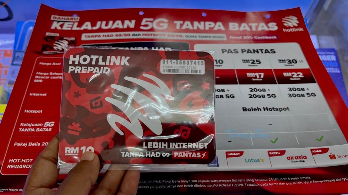 Hotlink - the best sim card to buy in Malaysia
