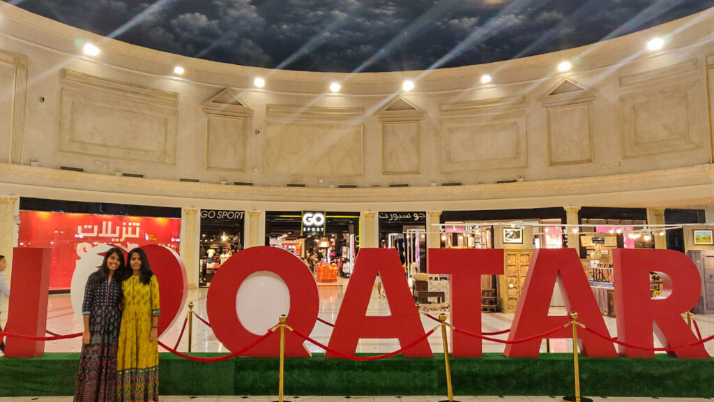 I love Qatar in Villagio mall