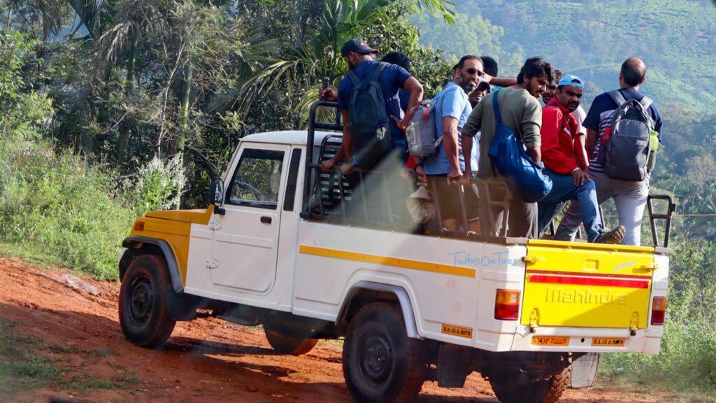 jeep ride to valikunja hike starting point - TwinsOnToes Jeep ride to the Valikunja hike starting point