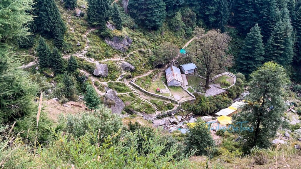 Jogini waterfall steps route