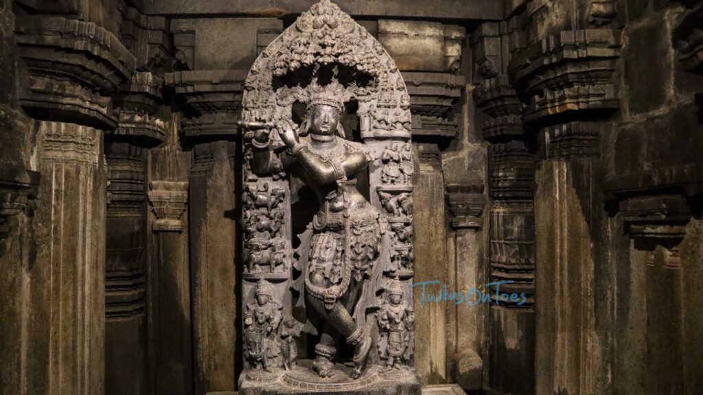 Krishna statue at Somnathpura temple