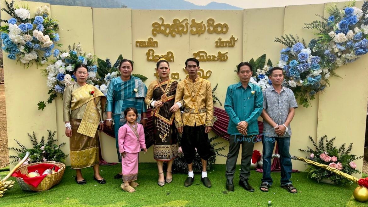 Laos Traditional attire worn during a marriage