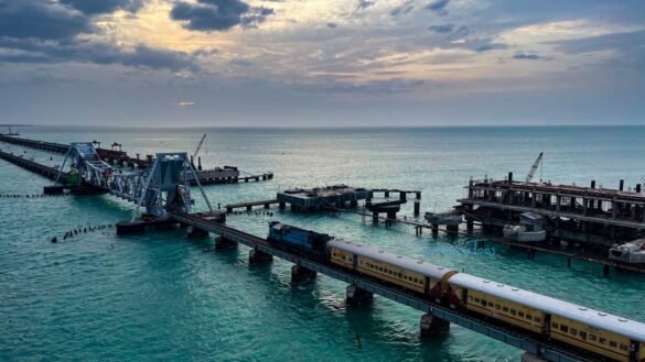 The Pamban bridge, Rameshwaram