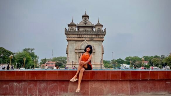 Patuxai, victory monument of Laos