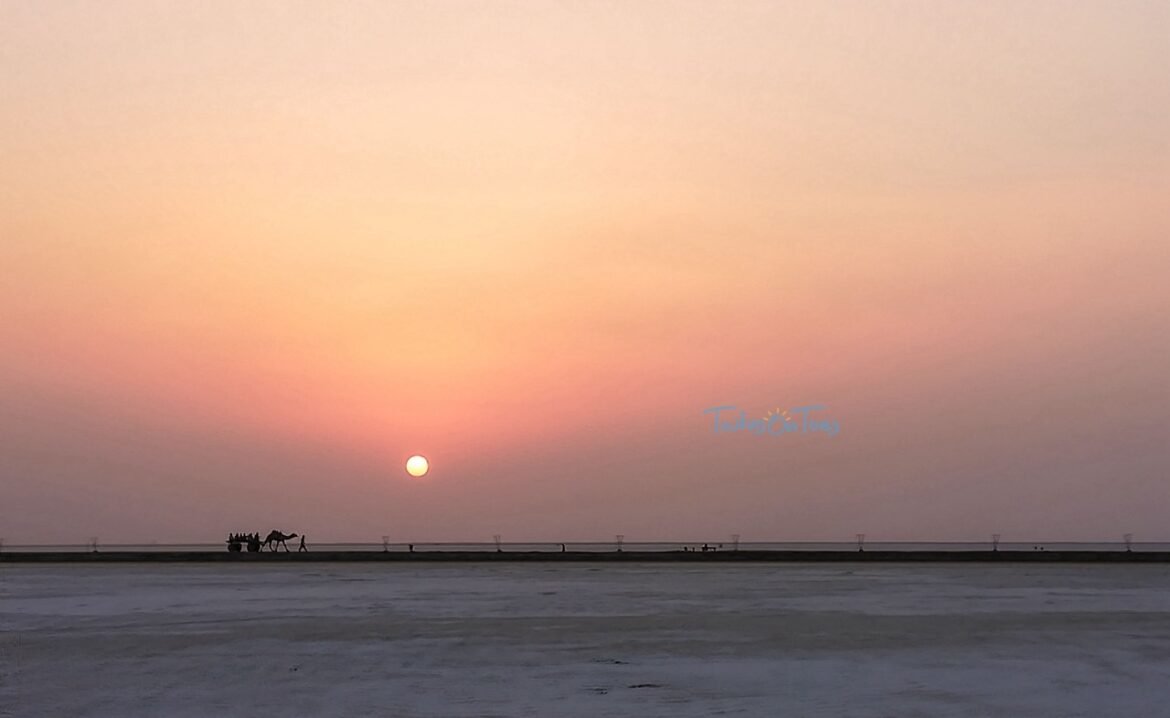 Sunset at Rann of Kutch, Rajasthan