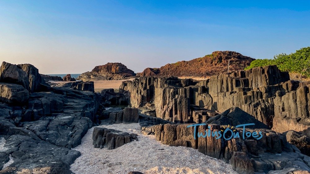 basaltic rock pillars