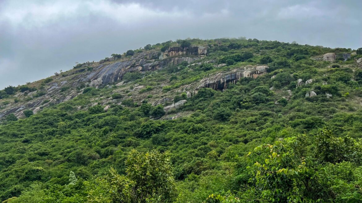 Skandagiri hill view from the base