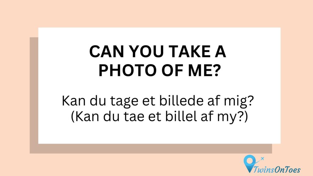 Danish language card - can you take photo of me?