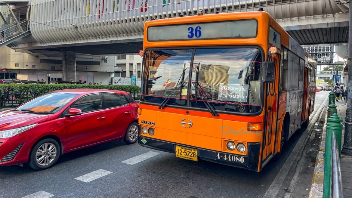 Public buses in Thailand