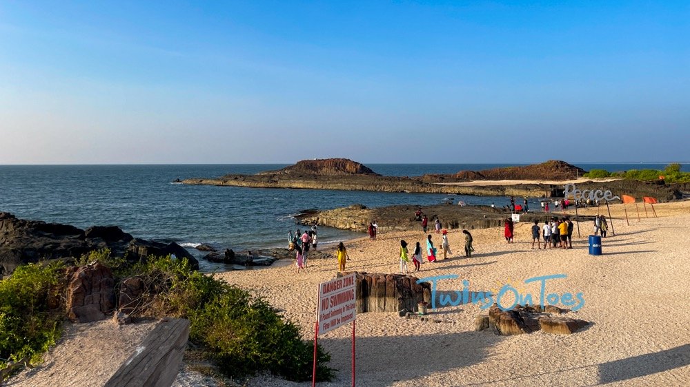 St. Mary's island beach - shores of the island