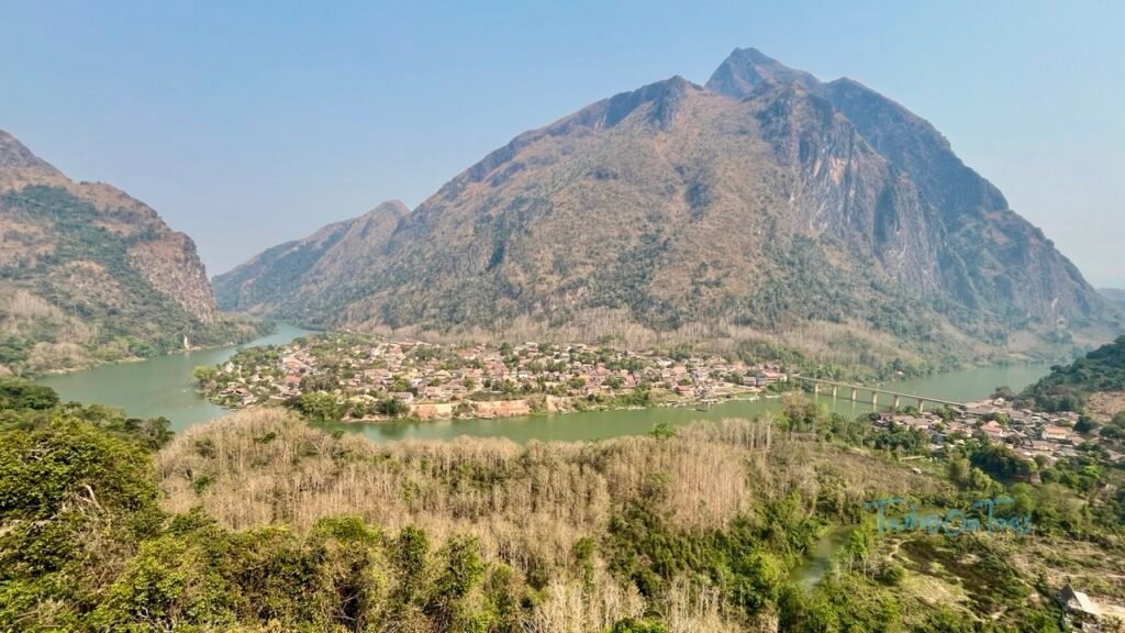 View from Phanoi viewpoint, Nong Khiaw