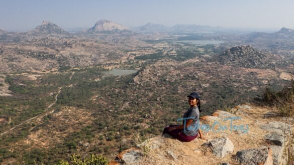 view from the channaraya durga fort - navadurga